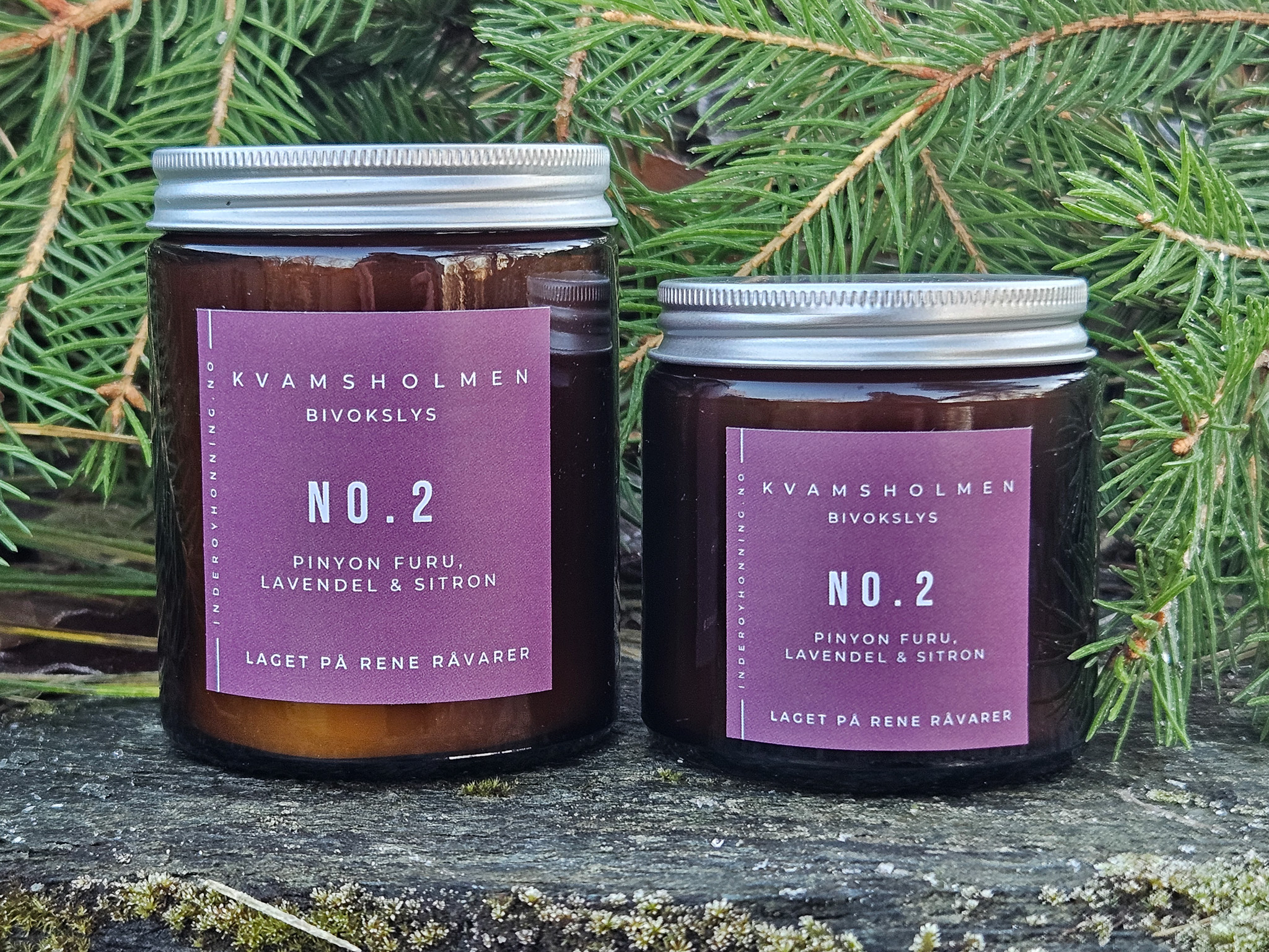 No. 2 - med eteriske olje fra Furu, Lavendel og Sitron